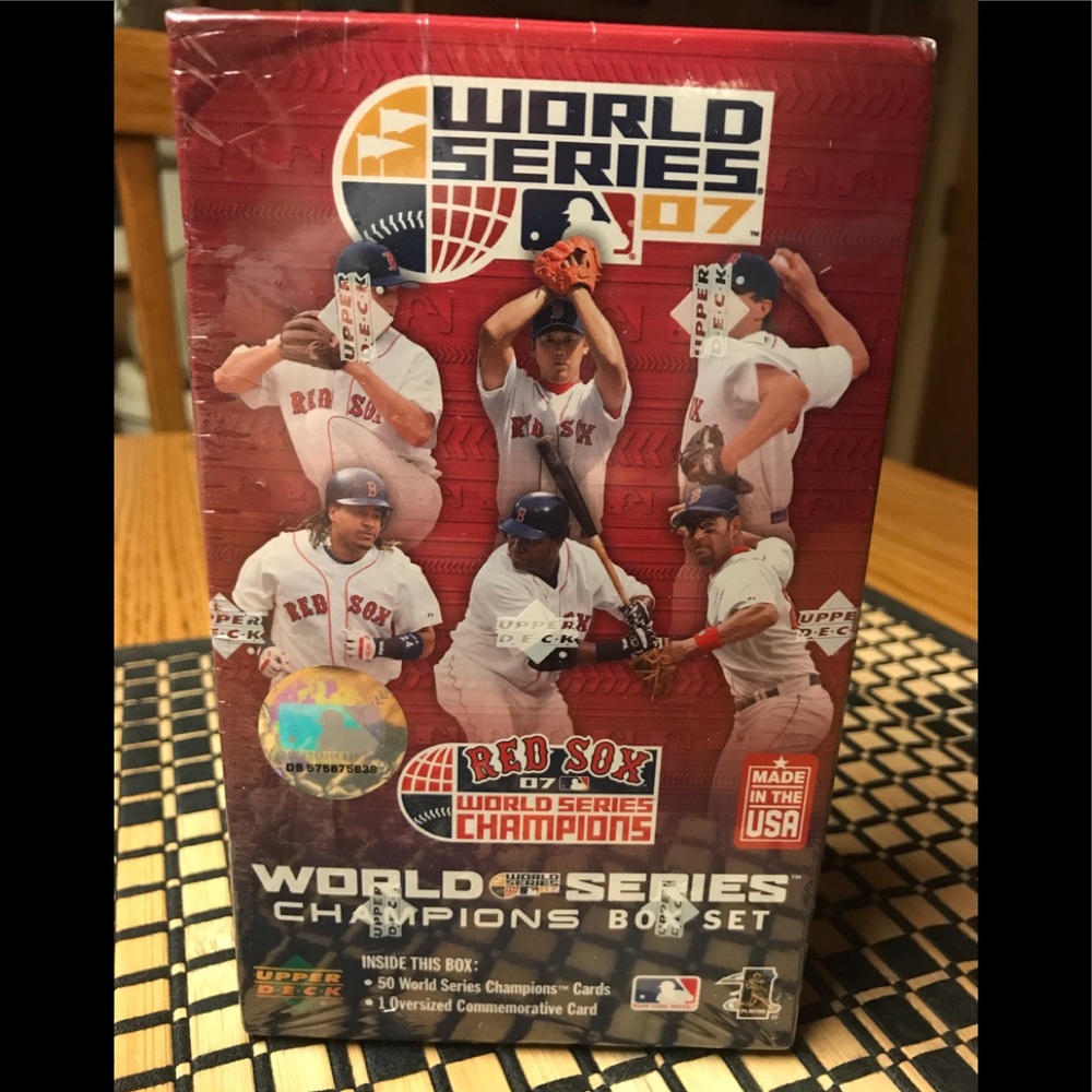 Upper deck baseball card set.